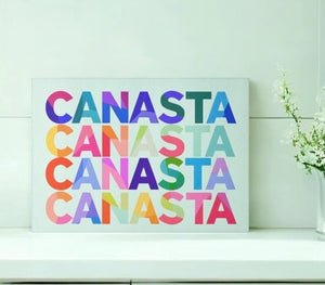 Canasta Glass Serving Tray/ Cutting Board