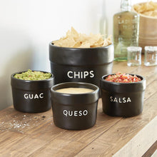 Load image into Gallery viewer, Chips and Salsa Ceramic Bowl Set
