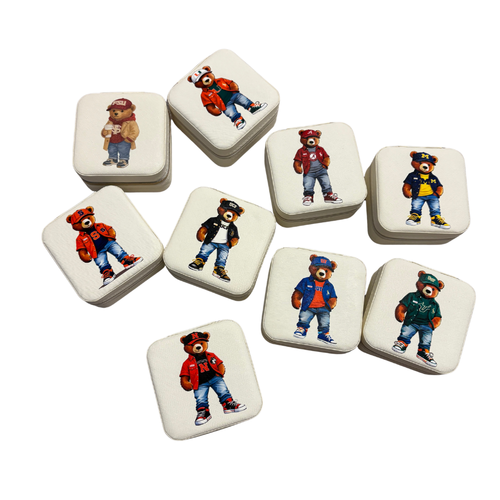 College Bear Travel Jewelry Box