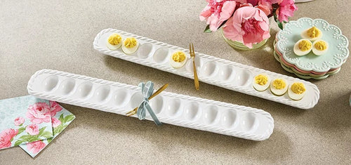 Ceramic Deviled Egg Tray