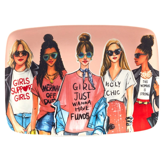 Girlfriends Ceramic Platter