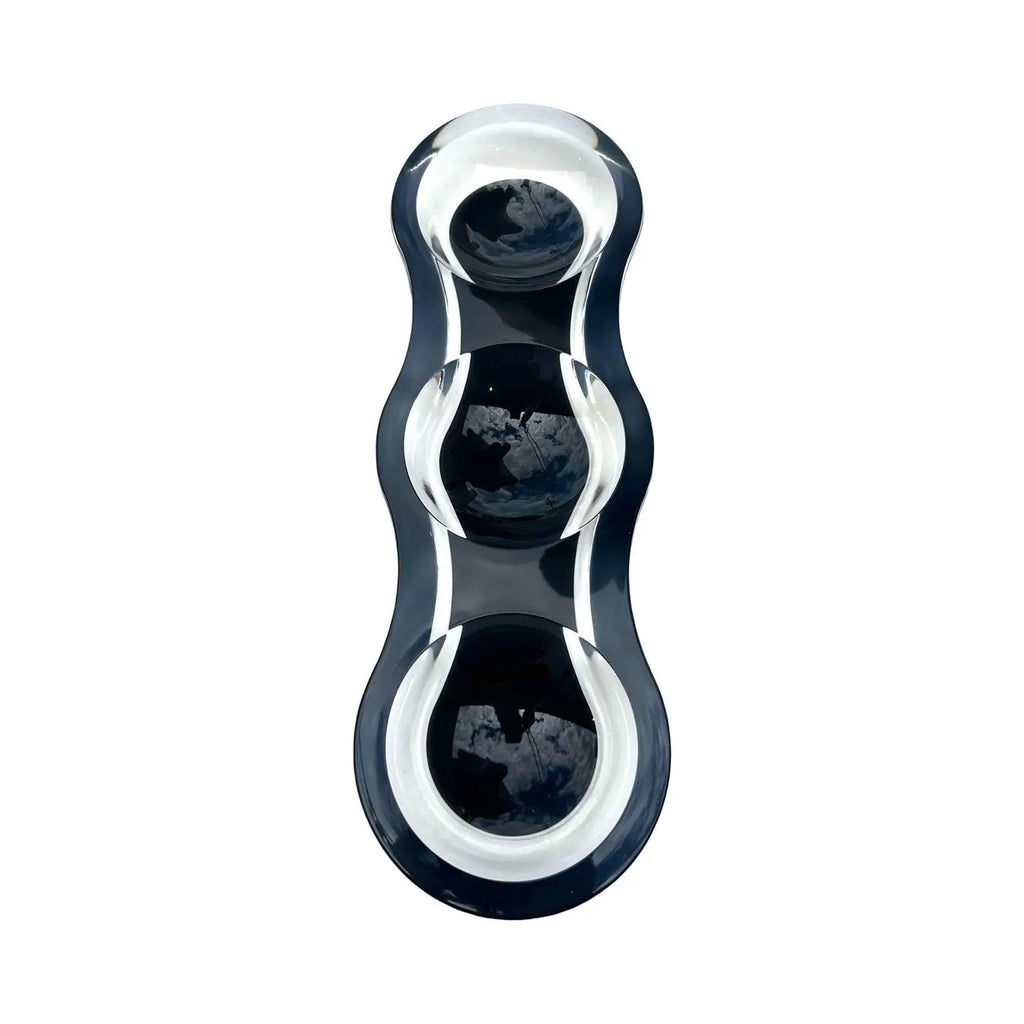 Triple Lucite Candy Bowl