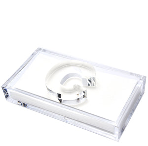 Initial Guest Towel Holder