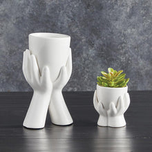 Load image into Gallery viewer, Hand Planter Vase Set
