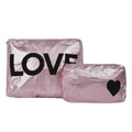 Metallic Cosmetic Bag Set (various colors)