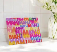 Load image into Gallery viewer, Mahjong Glass Serving Tray/ Cutting Board
