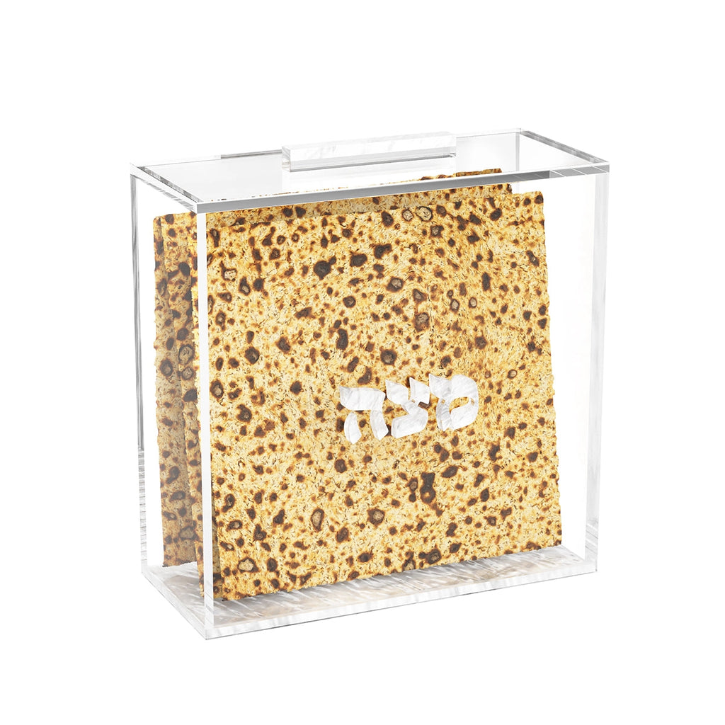 Lucite Matzah Box