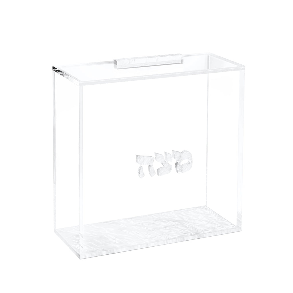 Lucite Matzah Box