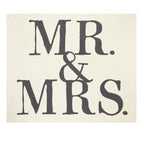 Mr. and Mrs. Throw Blanket