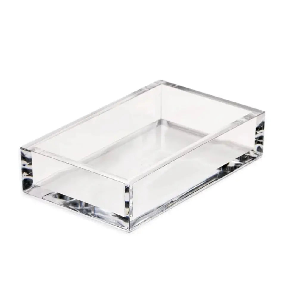 acrylic guest napkin tray holder
