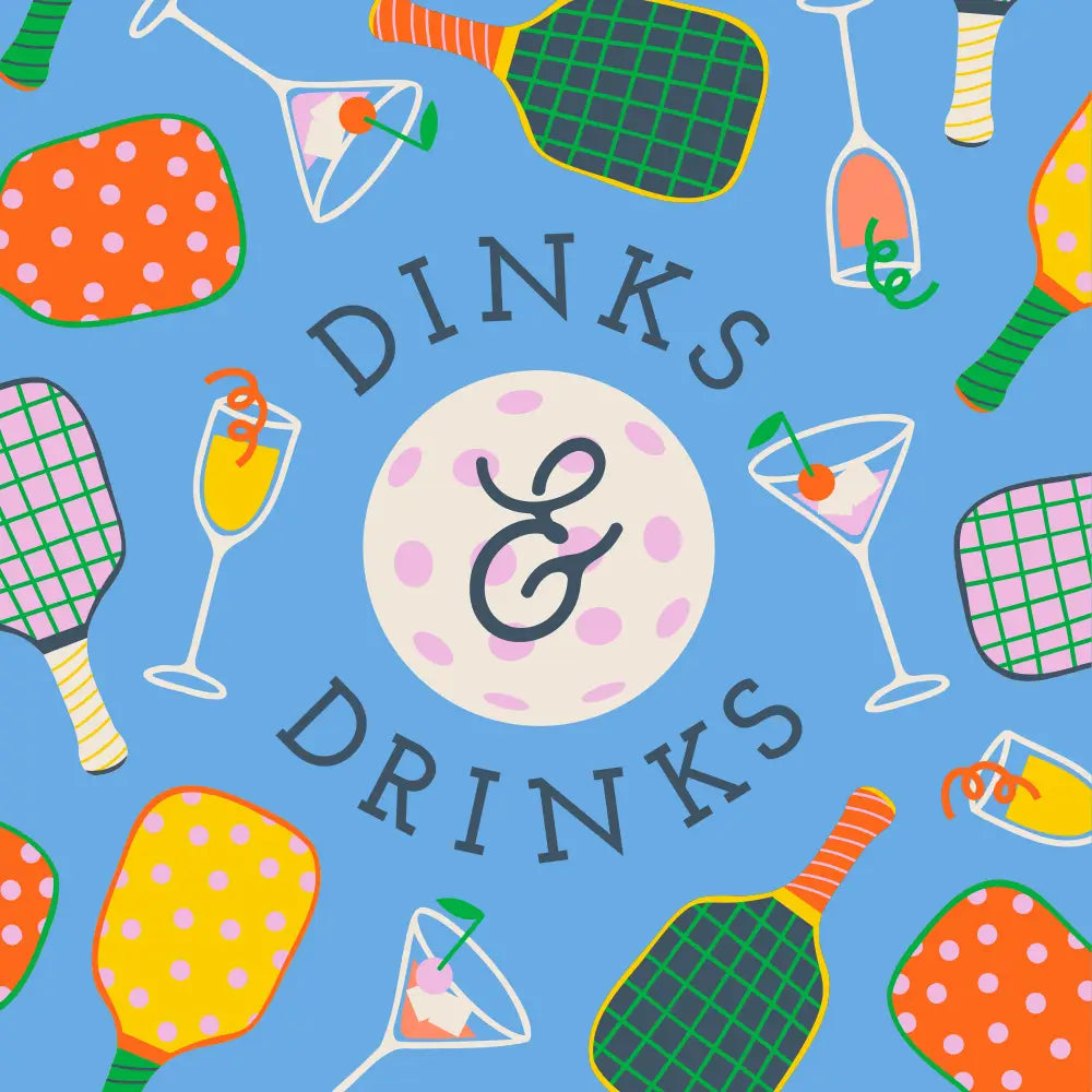 Pickleball Cocktail Napkins