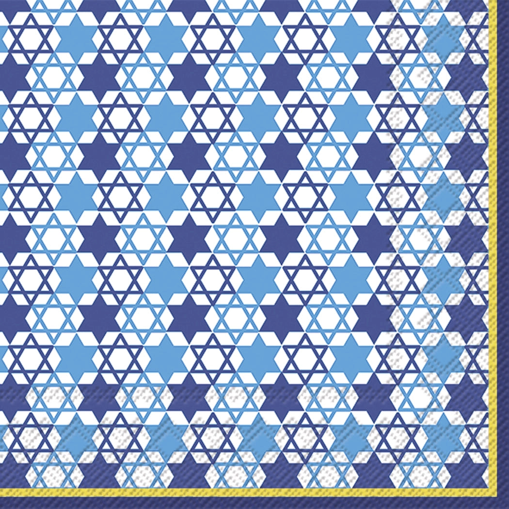 Hanukkah Jewish Judaica cocktail napkins