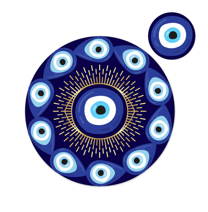 Evil Eye Paper Placemats