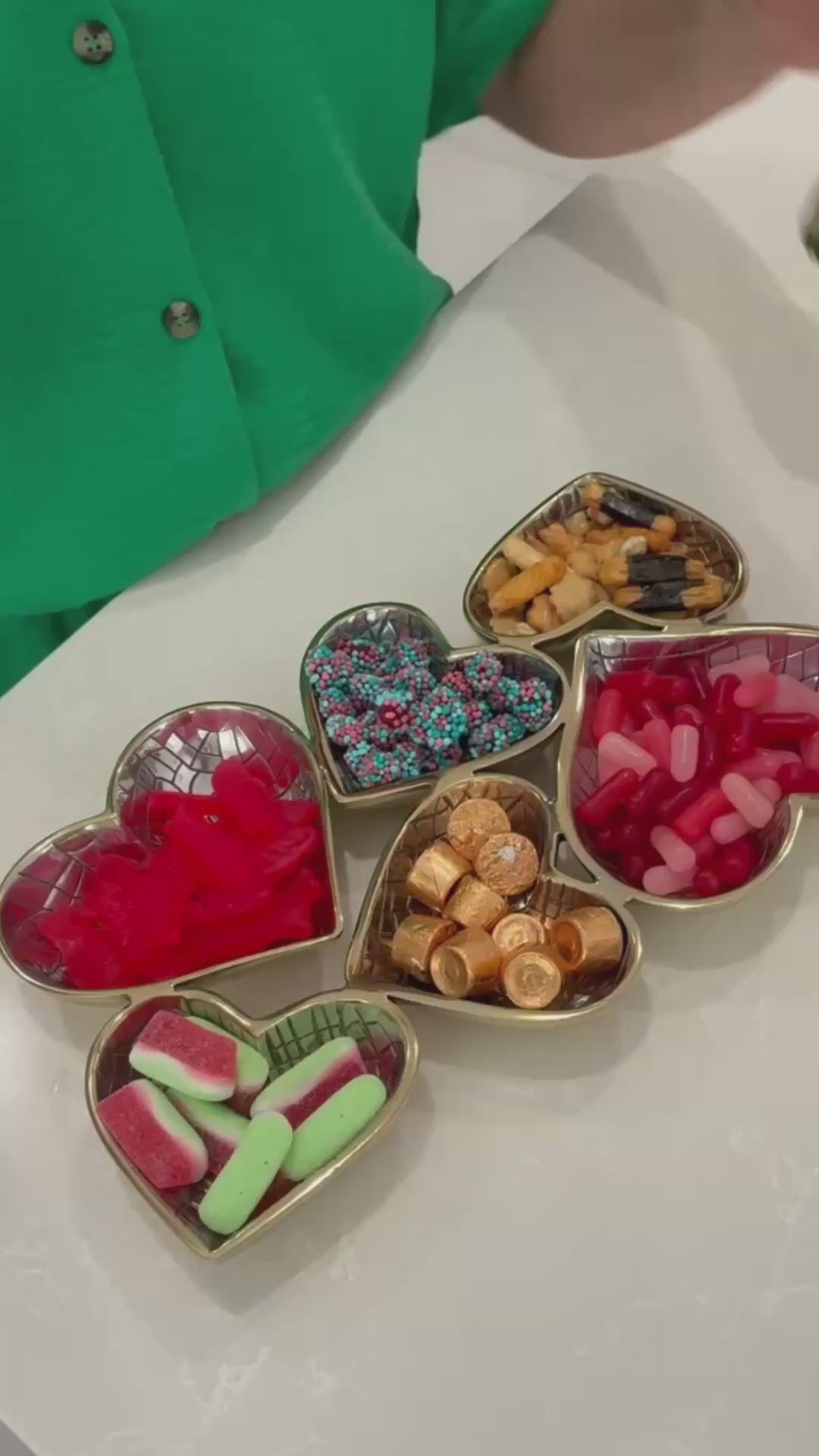Heart Cluster Serving Dish