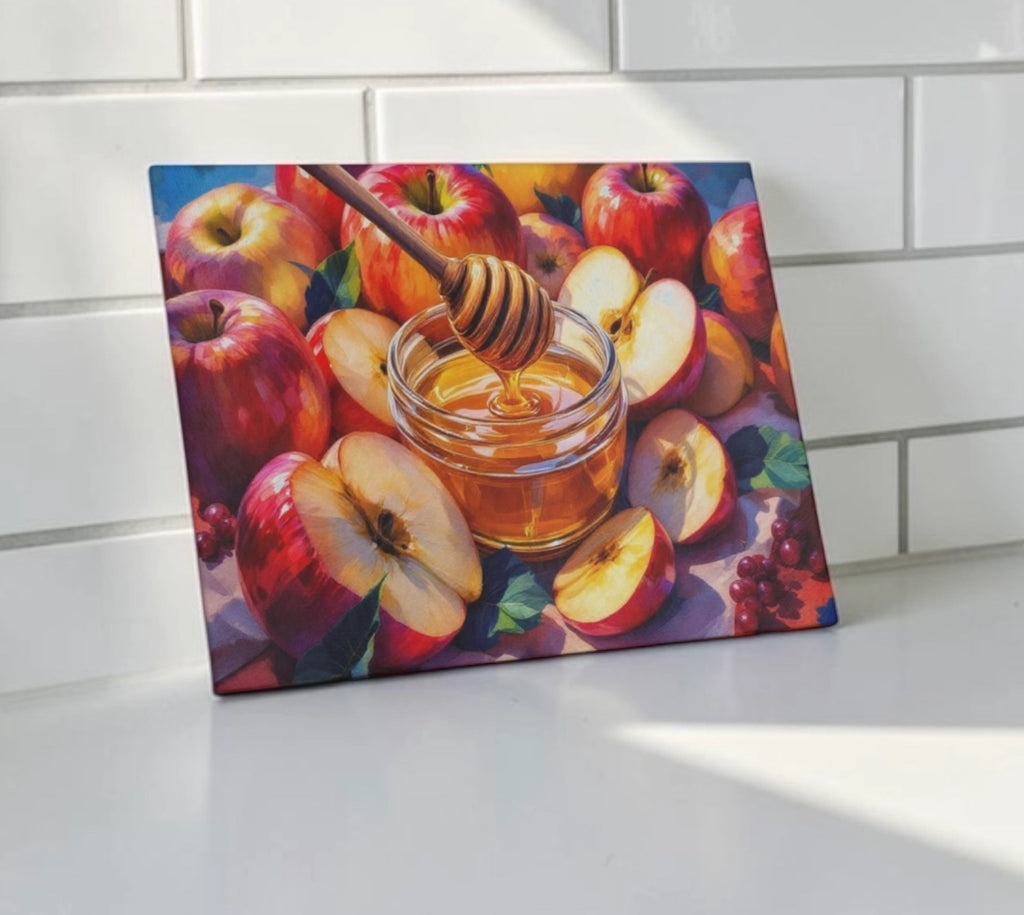 Rosh Hashanah serving tray