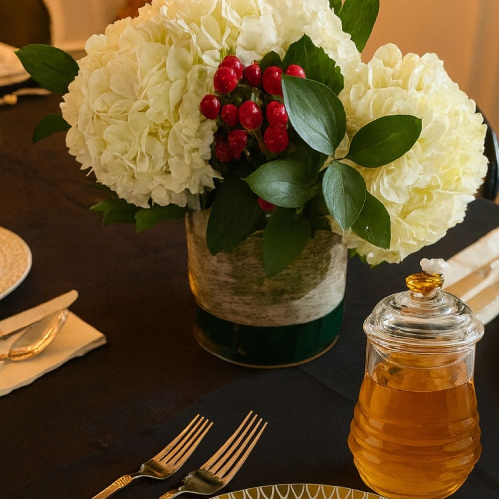 Glass Honey Jar