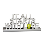 It All Starts With Love (Tennis) Sign