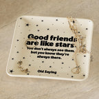 Ceramic matte finish trinket dish for friend