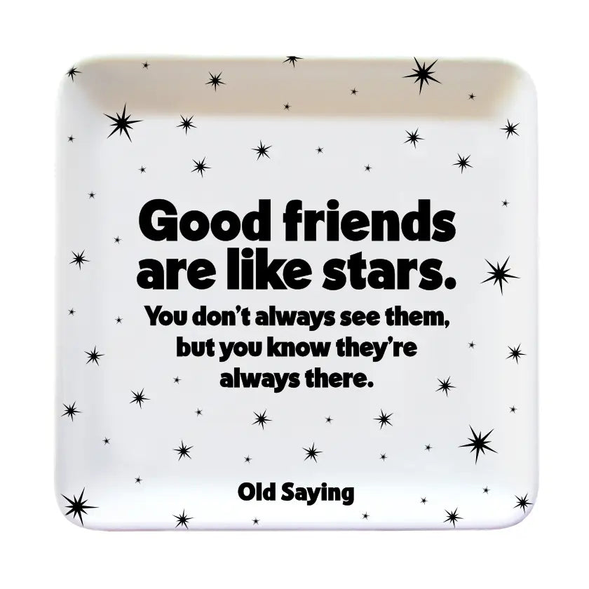 Ceramic matte finish trinket dish for friend