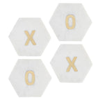 XOXO Marble Coaster Set