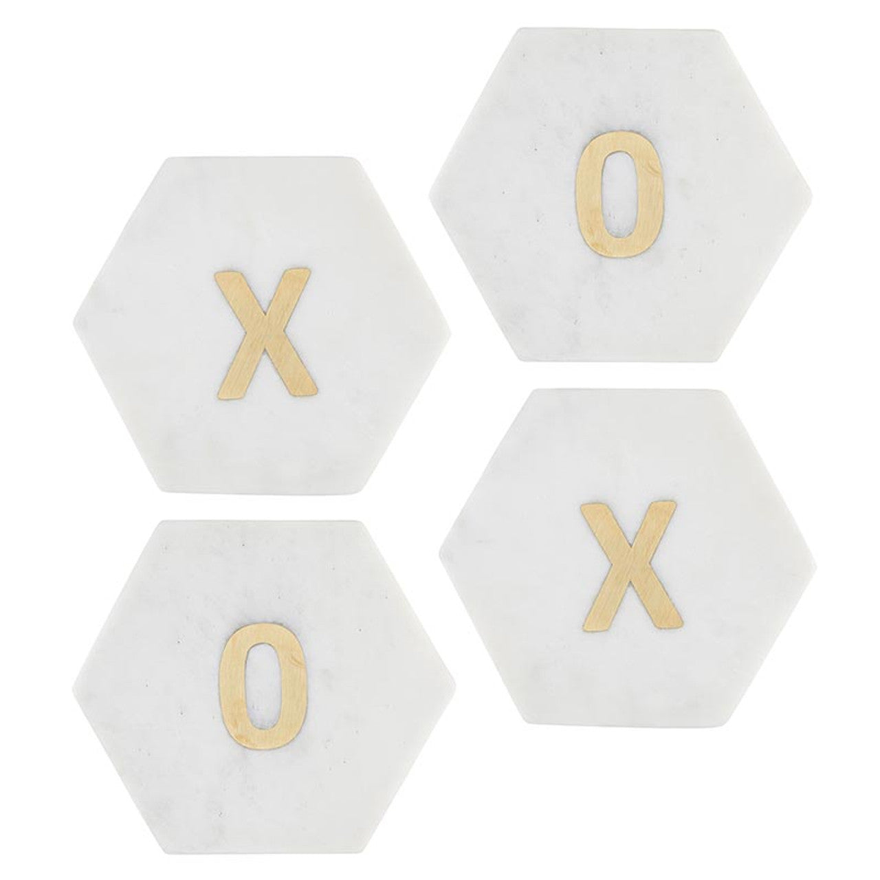 XOXO Marble Coaster Set