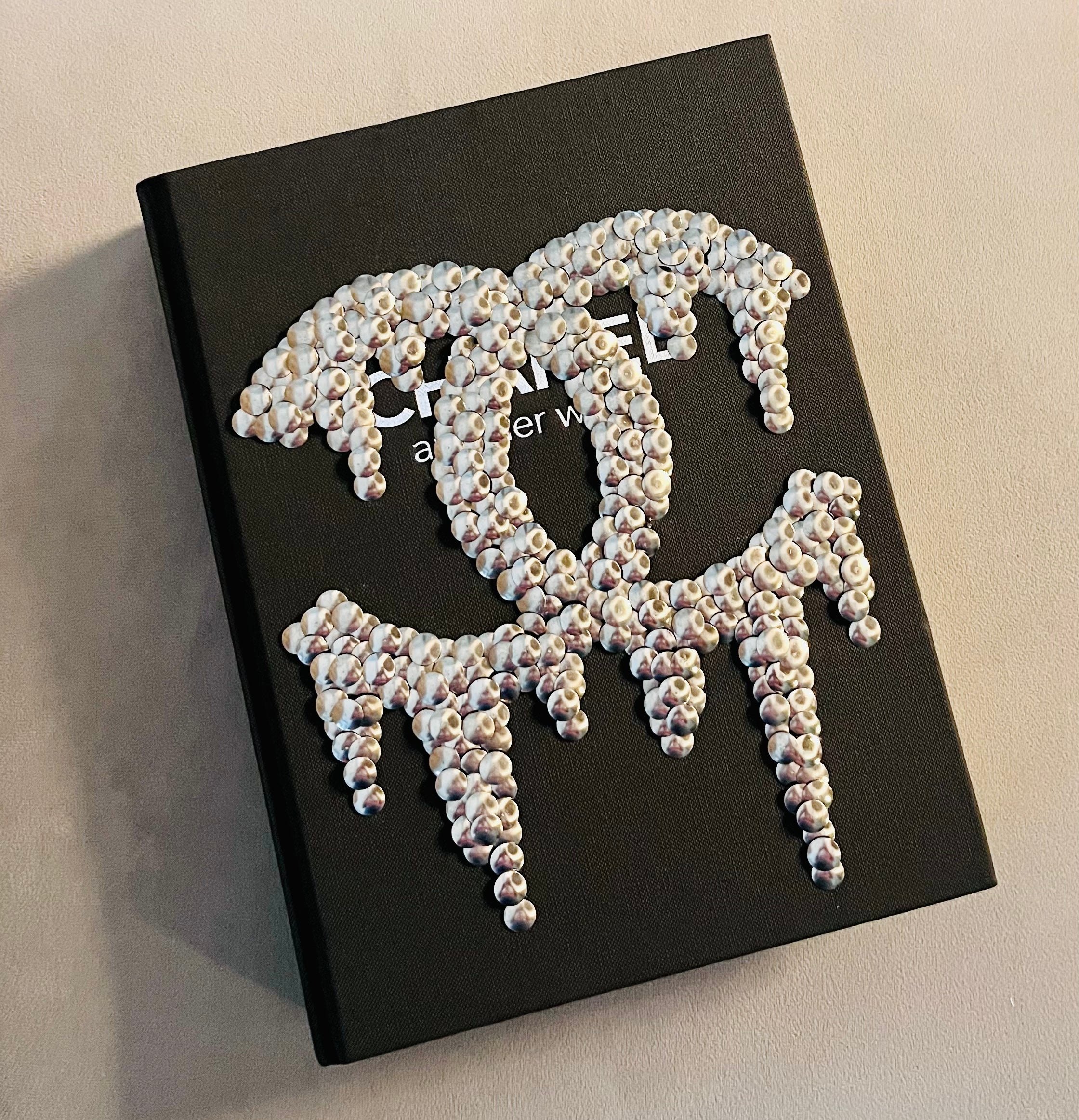 decorative coffee table book adorned with elegant front cover artwork design