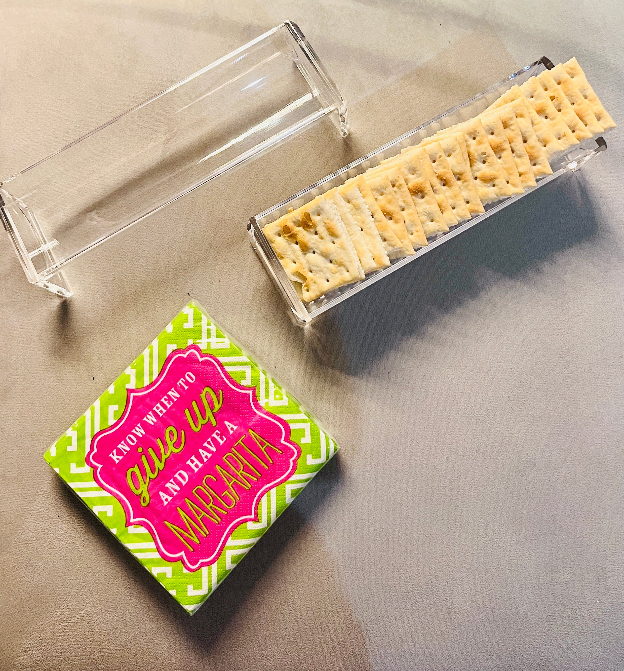 Acrylic Cracker Tray