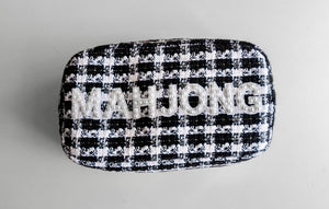 Pearly Tweed Mah Jong Bag