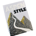 decorative Aspen, Colorado coffee table book adorned with elegant front cover artwork design
