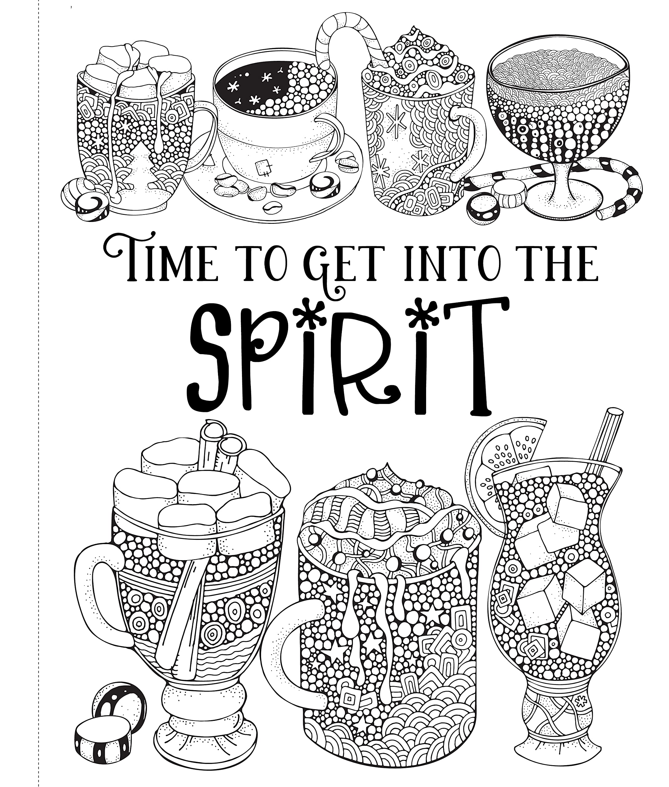 Elf Off: A Christmas Coloring Book For Exhausted Moms