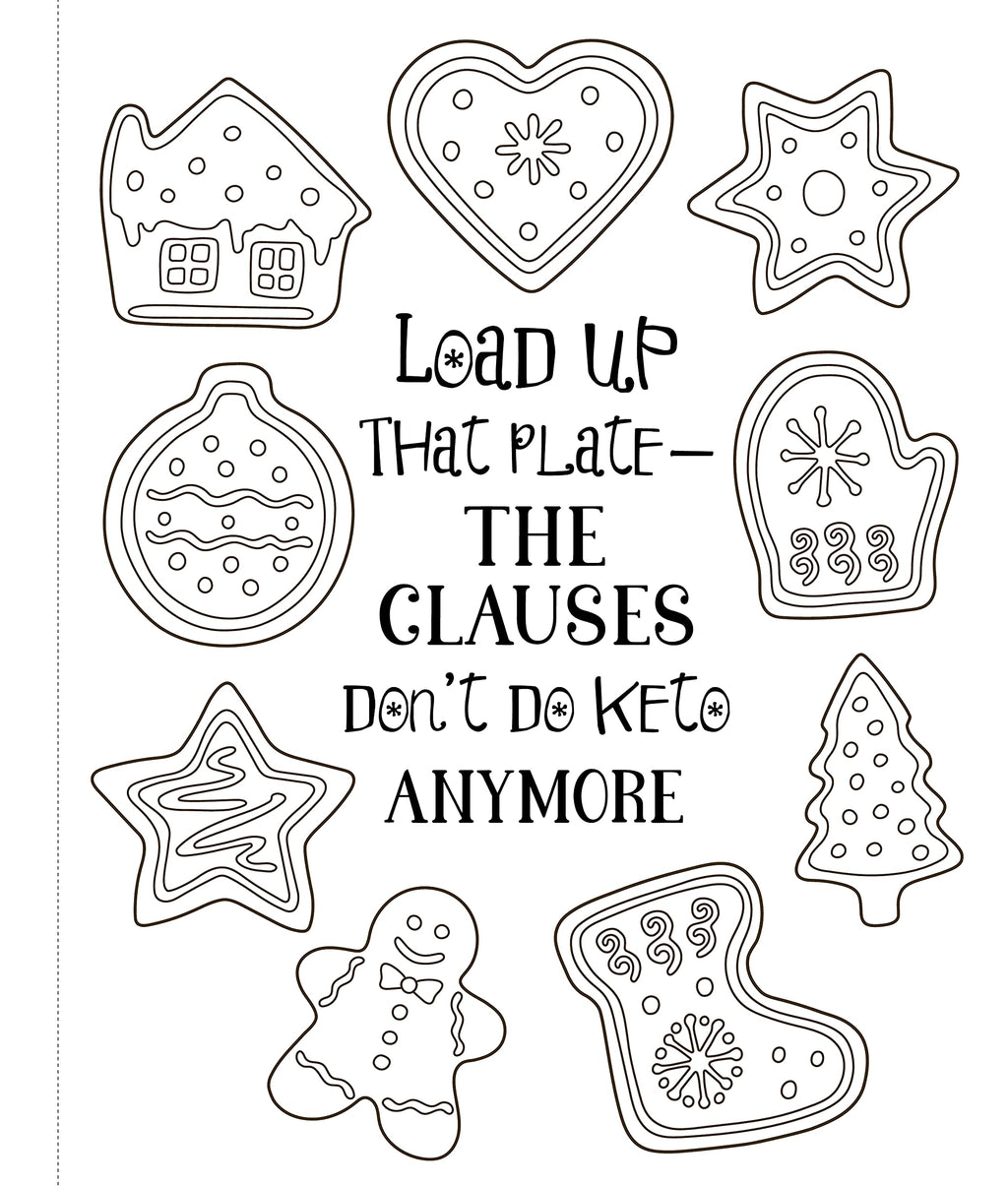 Elf Off: A Christmas Coloring Book For Exhausted Moms