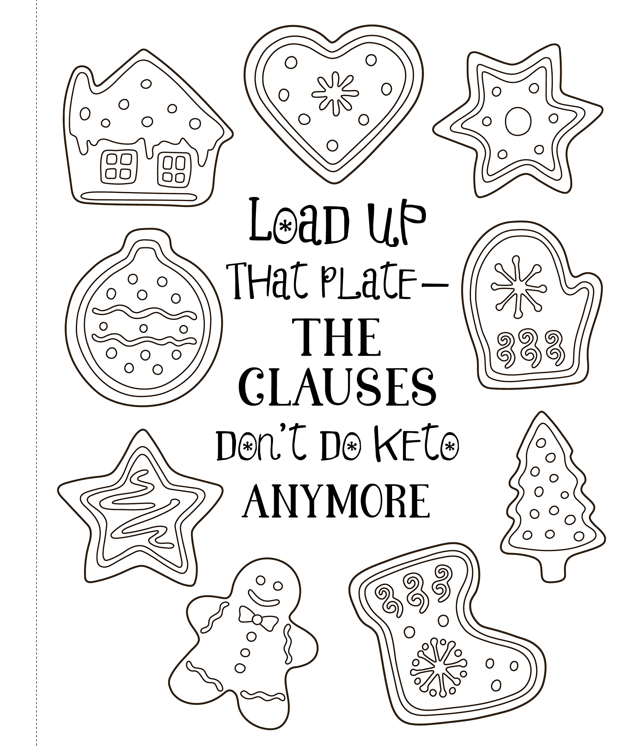 Elf Off: A Christmas Coloring Book For Exhausted Moms