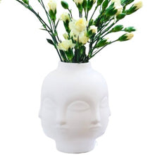 Load image into Gallery viewer, Faces Ceramic Vase

