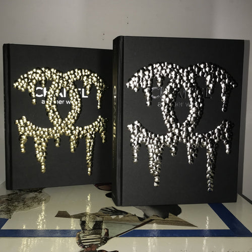 decorative coffee table book adorned with elegant front cover artwork design