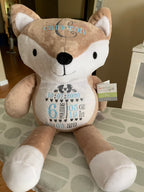 Personalized Baby Stats Plush Keepsake