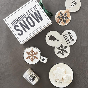 Holiday Stencils and Shaker Book Box
