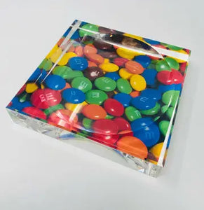 M&M Acrylic Block Candy Dish