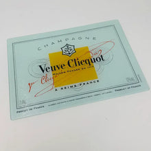 Load image into Gallery viewer, Veuve Clicquot Champagne Glass Serving Tray/ Cutting Board
