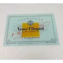 Load image into Gallery viewer, Veuve Clicquot Champagne Glass Serving Tray/ Cutting Board
